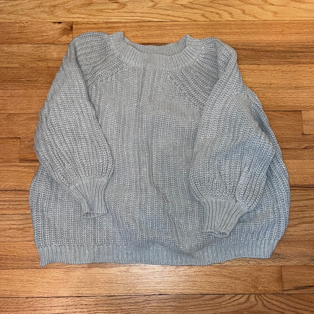 Aerie light blue/gray sweater